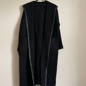 STUNNING LURE 후드 부착 롱 코트 새상품급