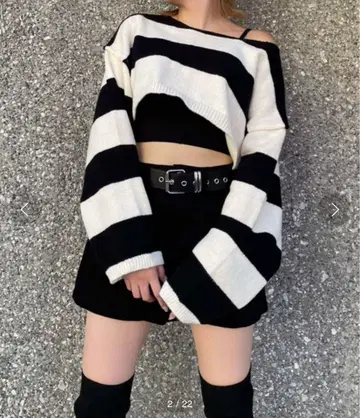 envym 보더 루즈 니트