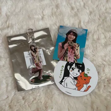 NOGI CAFE 2025 카키 하루카 아크릴 키링 트레이딩 카드