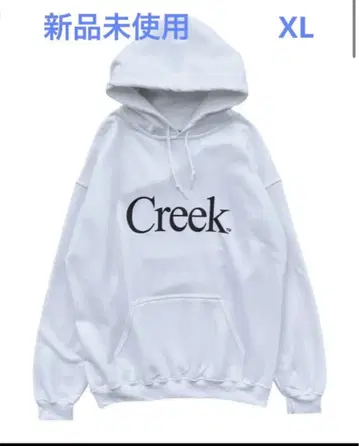 Creek 후드티 L 사이즈 화이트