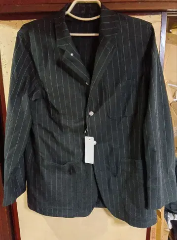 GU and beautiful people 스트라이프 테일러드 자켓