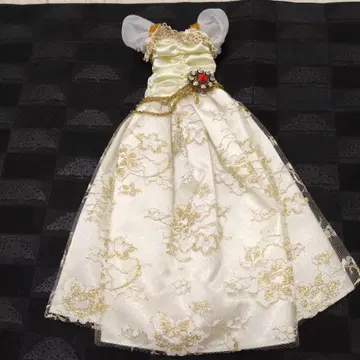 제니 드레스 비쥬와 체인 부착 드레스 마바바비