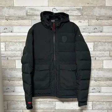 PUMA 페라리 로고 다운 자켓 L 사이즈 블랙