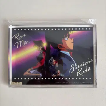 명탐정 코난 코난 무비전 오리지널 아크릴 블록 신이치&란