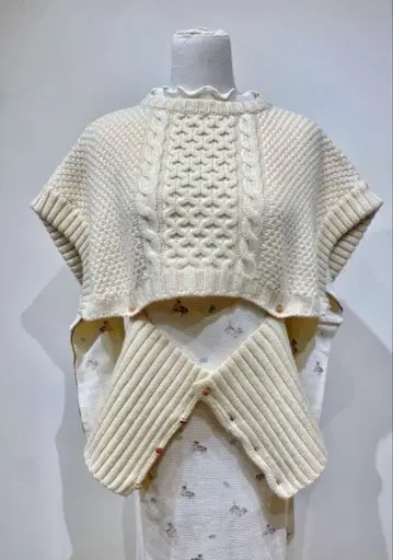 DECO depuis 1985 3G 코르셋 니트 베스트