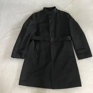 블랙 트렌치코트 벨트 포함