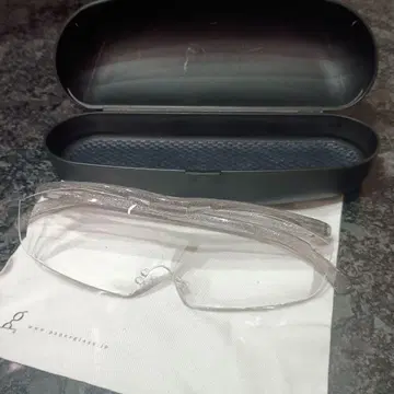 하즈키 하즈키 루페 라지 1.6배 클리어 렌즈 티타늄 컬러