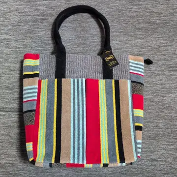 페이 셔닐 직조 토트백