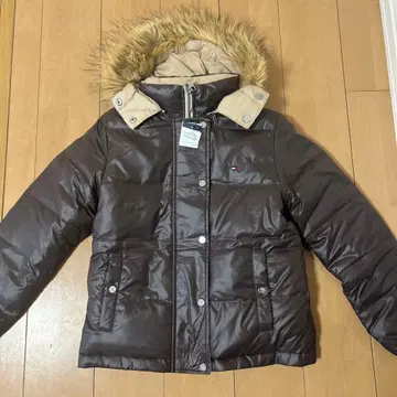 Tommy Hilfiger 후드 부착 다운 자켓 리버서블