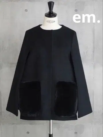 em. 에코드트 에코퍼 케이프 코트