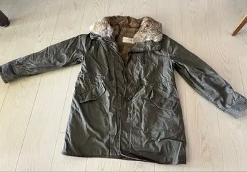 HUMAN WOMAN 모즈 코트 M 올리브 그린