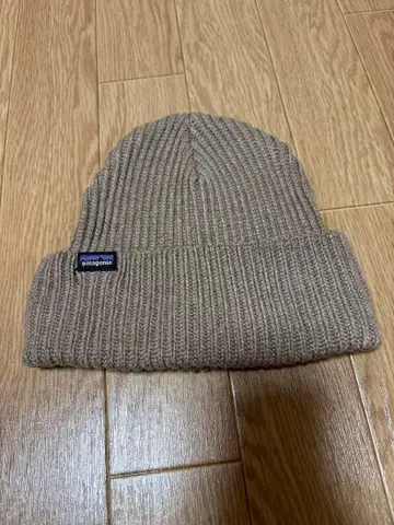 patagonia 니트 모자 베이지
