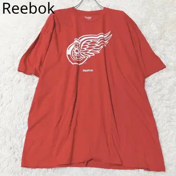 리복 T셔츠 로고 NHL 면 100% 캐주얼 레드 2XL