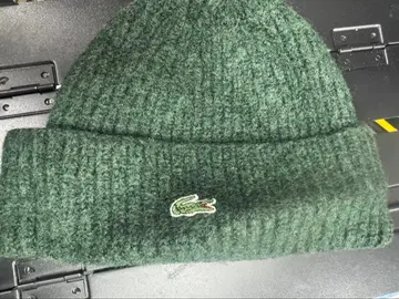 Lacoste 니트 모자 그린