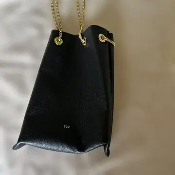 TOV 체인 미니 가죽 숄더백