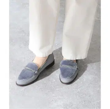 새상품급 탈론 퍼 체인 비트 로퍼 그레이 겨울 베이크루즈 AW