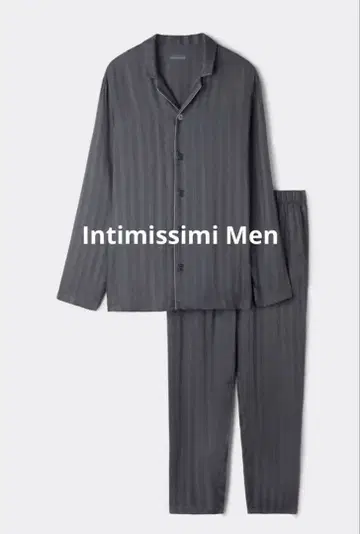 Intimissimi Men 다크 네이비 스트라이프 파자마 상하의 세트