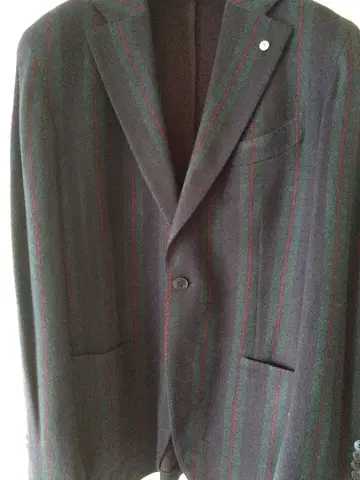 L.B.M1911 이탈리아제 스트라이프 테일러드 자켓 미사용 새상품