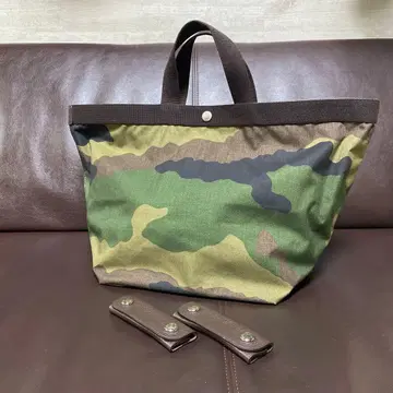 에르베샤 펠리에 Herve Chapelier 725W 토트백 카모 패턴