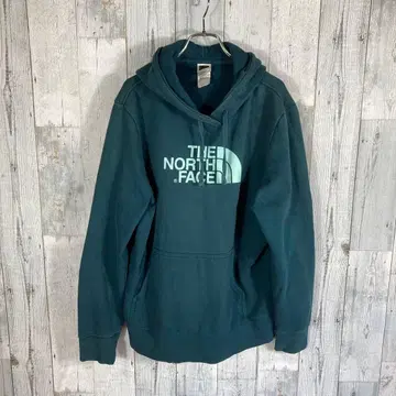 THE NORTH FACE 후드 부착 후드티 여성용 XL 다크 그린