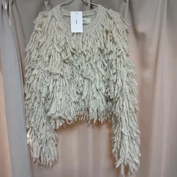 anuke 니트 스웨터 Loop Fringe Knit 프린지 루프
