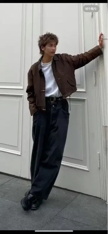 파이어맨 자켓 짧은 기장