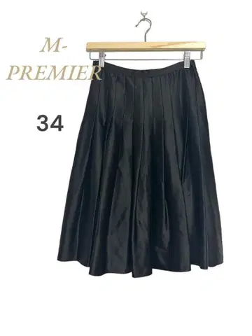 M-PREMIER 스커트 하의 블랙 34