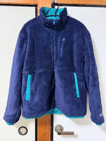 네이비 플리스 자켓 집업