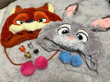 [ 주토피아 ] 팬캡+패션 반지 4개