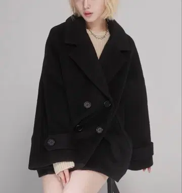 ENVYM 샤기 코쿤 코트