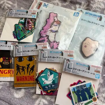 HUNTER x HUNTER 제일복권 J상 러버 컬렉션 스티커 세트