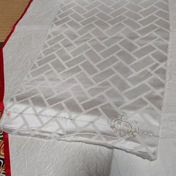 단고 크레이프 원단 옷감 화이트 미사용