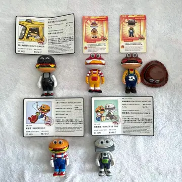 Happi CLass 버거군 피규어 5체 세트