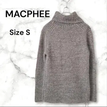 [ 알파카 100% ] 맥피 그레이지 터틀넥 니트 스웨터