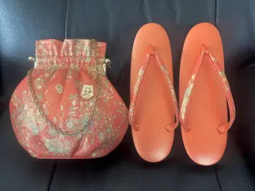 기모노 가방 & 조리 세트