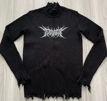 TEAMGEEK 메탈 로고 니트