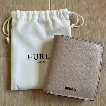 FURLA 접이식 지갑 그레이 미사용 새상품