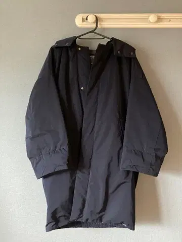 Gymphlex 네이비 다운 자켓 후드 부착