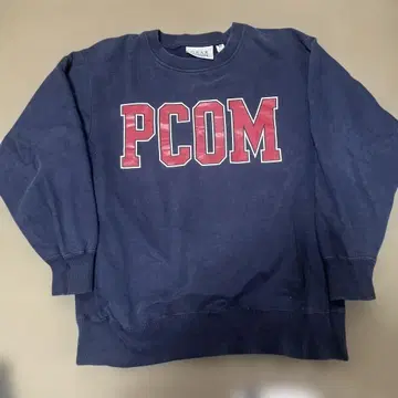 PCOM 로고 네이비 맨투맨 M 사이즈