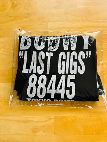 BOOWY LAST GIGS 탱크탑 블랙