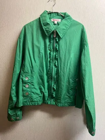 MASU scallop blouson 블루종 그린