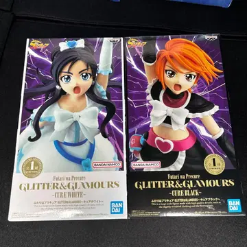 빛의 전사 프리큐어 큐어 블랙 큐어 화이트 피규어 2종 세트 미개봉