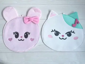 NiziU 마유카 미이히 NIZOO 루캬 삐용삐용 부채 케이스