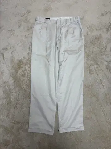 90s Lands' End 치노 팬츠 슬랙스 투 턱 34