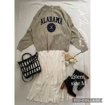 연한 모카 카세트 여성용 의류 묶음 판매 코디 판매 셋업 성숙 캐주얼