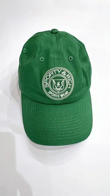 sporty & rich 그린 야구 모자