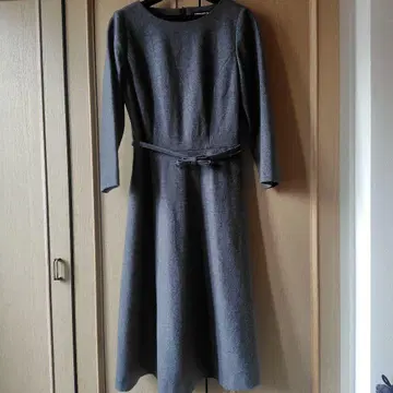 STRAWBERRY-FIELDS 그레이 긴팔 원피스