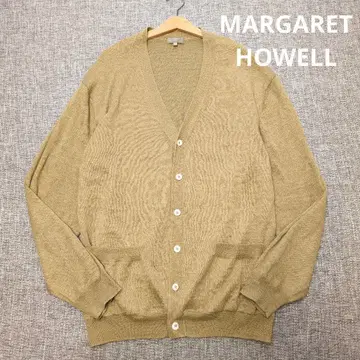 마가렛호웰 최근 모델 린넨 가디건 일본제 2L 베이지