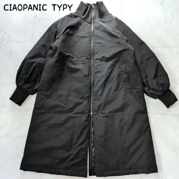 차오패닉 티피 스탠드 카라 볼륨 슬리브 코트