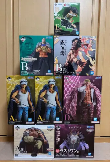 [ 미개봉 ] 원피스 제일복권 피규어 8점 묶음 판매